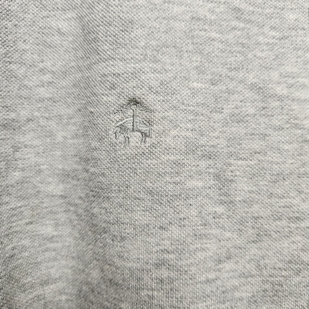 Brooks Brothers Sweater Men's Large Grey Half Zip Pullover Embroidered Preppy - Picture 4 of 7